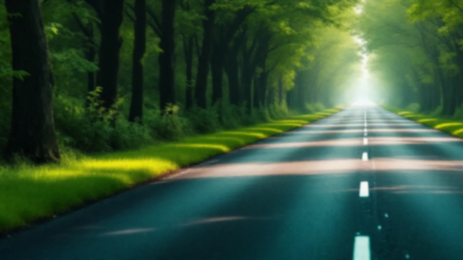 An empty narrow lane through a tunnel of green trees with soft morning light at the end, the CoupeWallet view of small loans online, $100 – $5,000